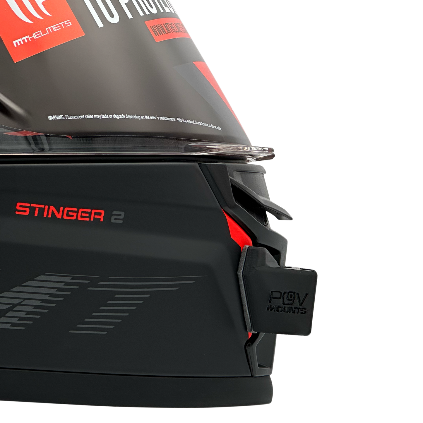 POV Mount for MT HELMETS STINGER 2