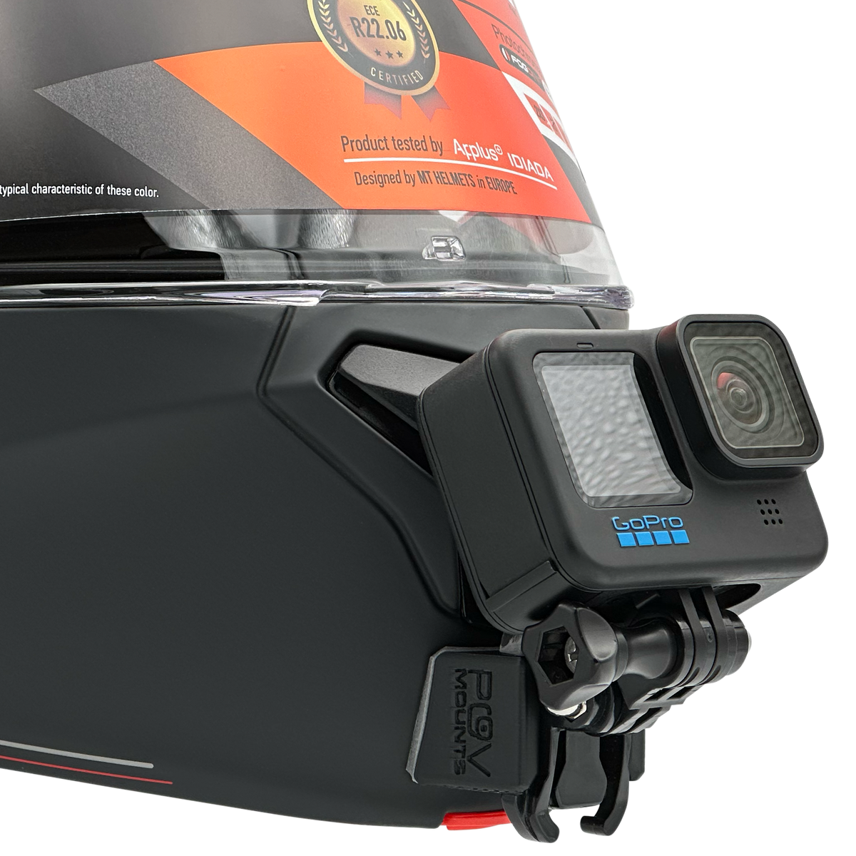 POV Mount für MT Helmets Genesis SV