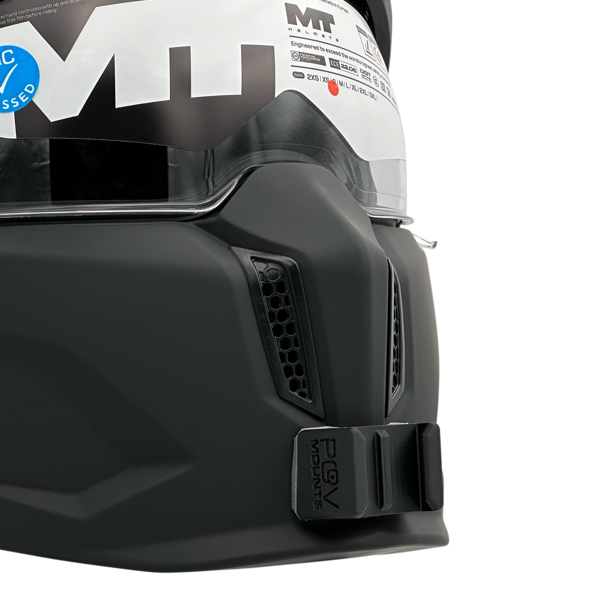 POV Mount für MT Helmets Streetfighter