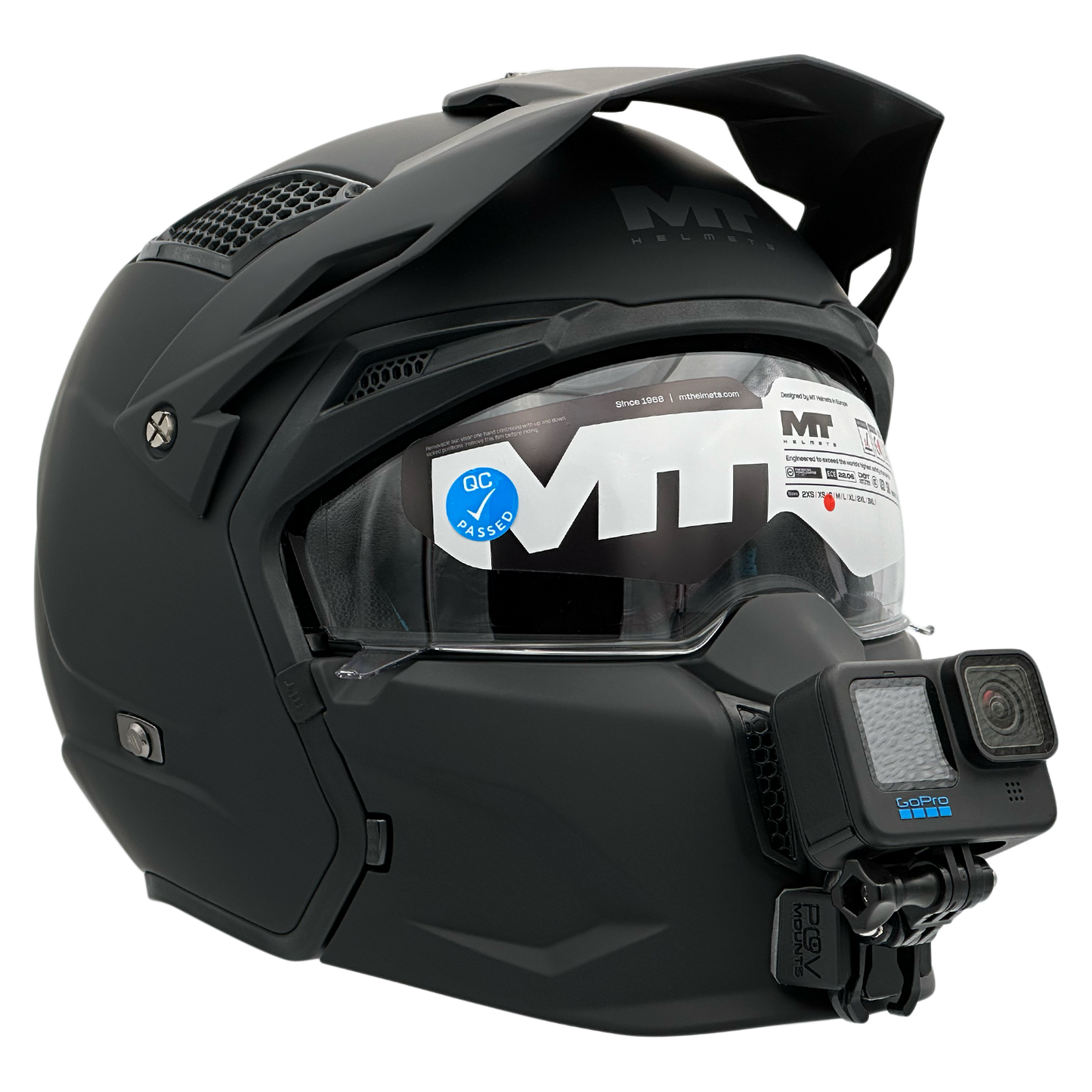 POV Mount for MT HELMETS STREETFIGHTER