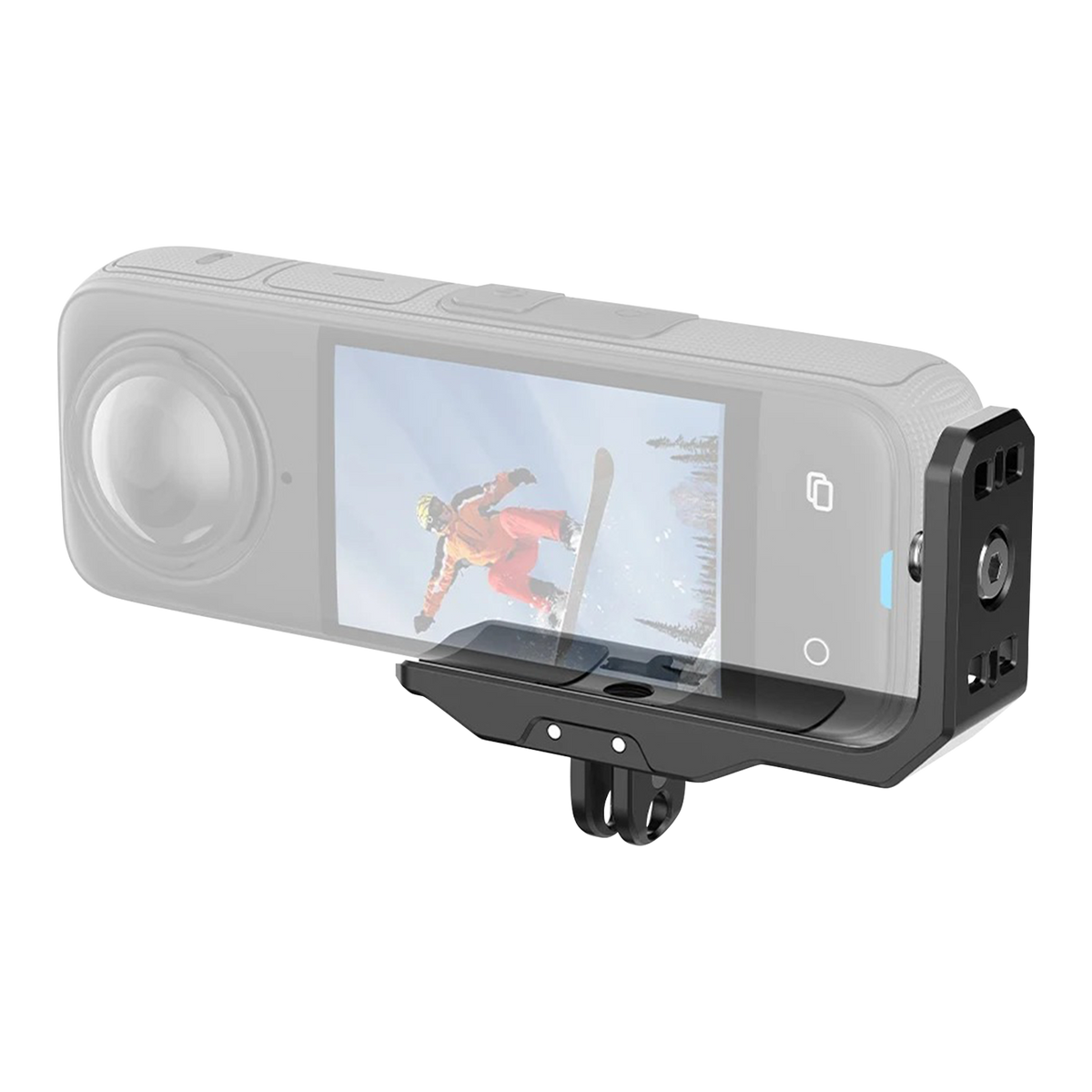 Horizontale Halterung für Insta360 X5/X4/X4 Air/X3/ONE X2/ONE X und Akaso 360