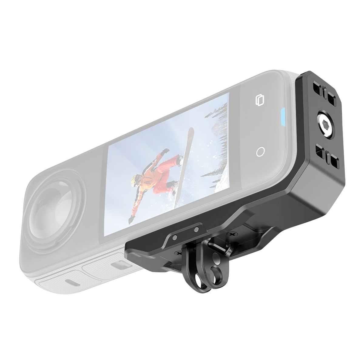 Horizontale Halterung für Insta360 X5/X4/X4 Air/X3/ONE X2/ONE X und Akaso 360