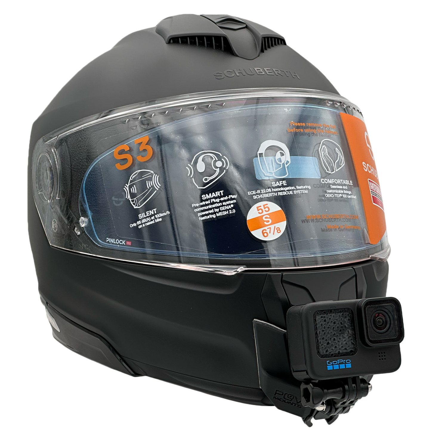 POV Mount for SCHUBERTH S3