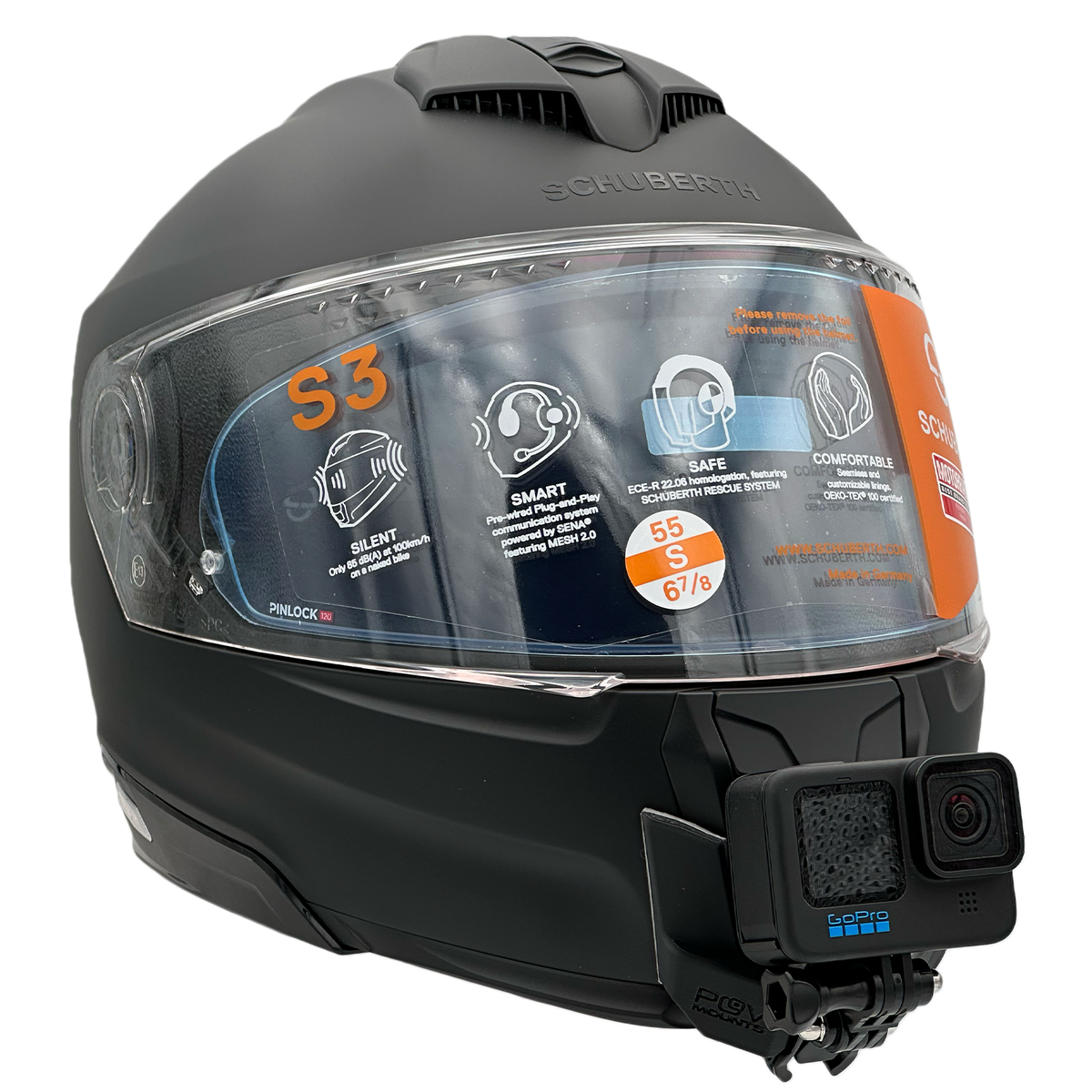 POV Mount für Schuberth S3
