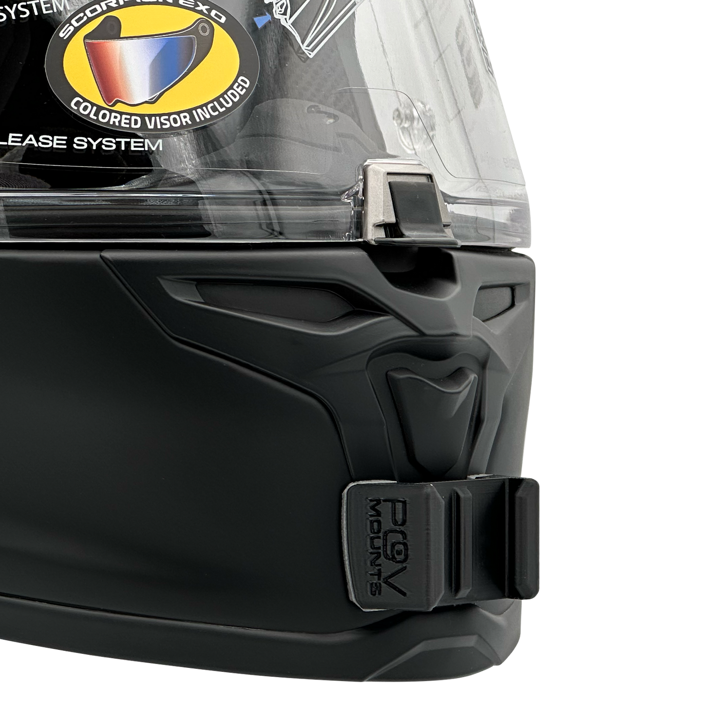 POV Mount for SCORPION EXO-R1 EVO AIR / EXO-R1 EVO 2 AIR / EXO-R1 CARBON AIR