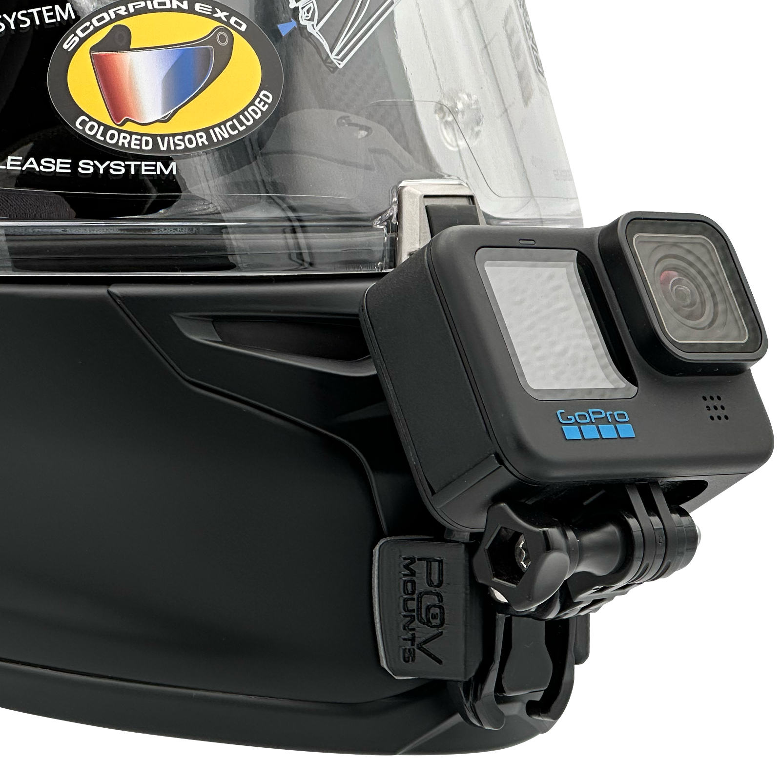 POV Mount für Scorpion EXO-R1 Evo Air / EXO-R1 Evo 2 Air / EXO-R1 Carbon Air