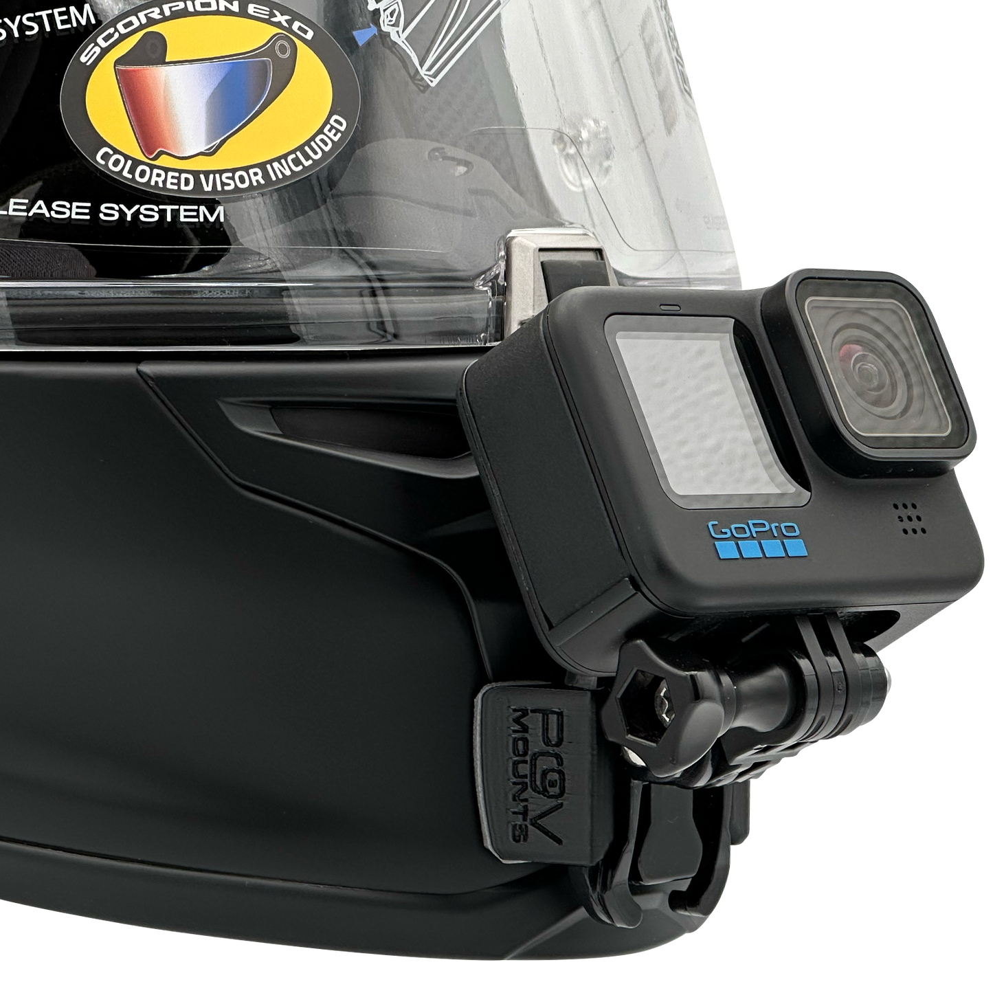 POV Mount for SCORPION EXO-R1 EVO AIR / EXO-R1 EVO 2 AIR / EXO-R1 CARBON AIR
