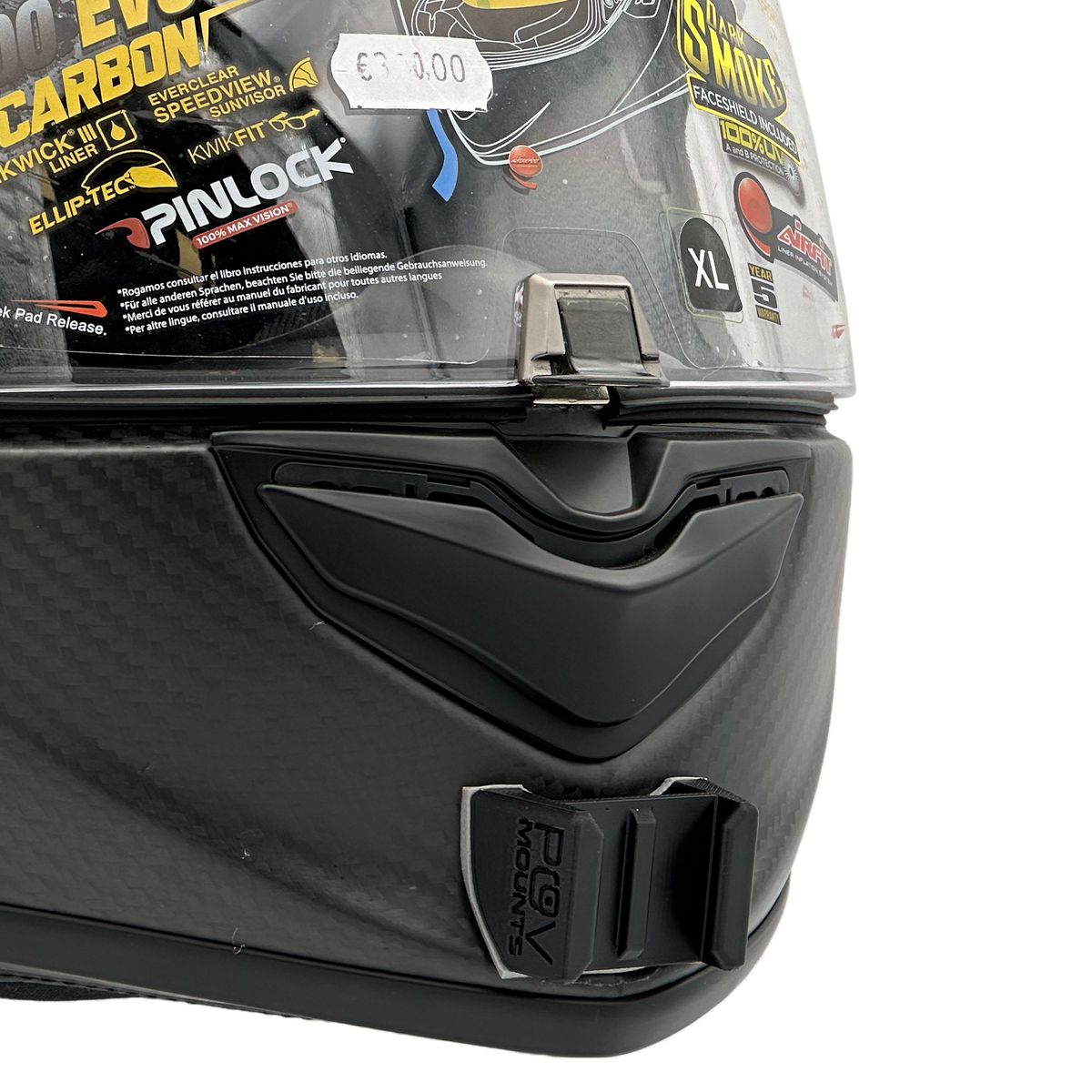 POV Mount für Scorpion EXO-1400 Carbon Air / EXO-1400 Air / EXO-1400 Evo Air / EXO-1400 Evo II Air