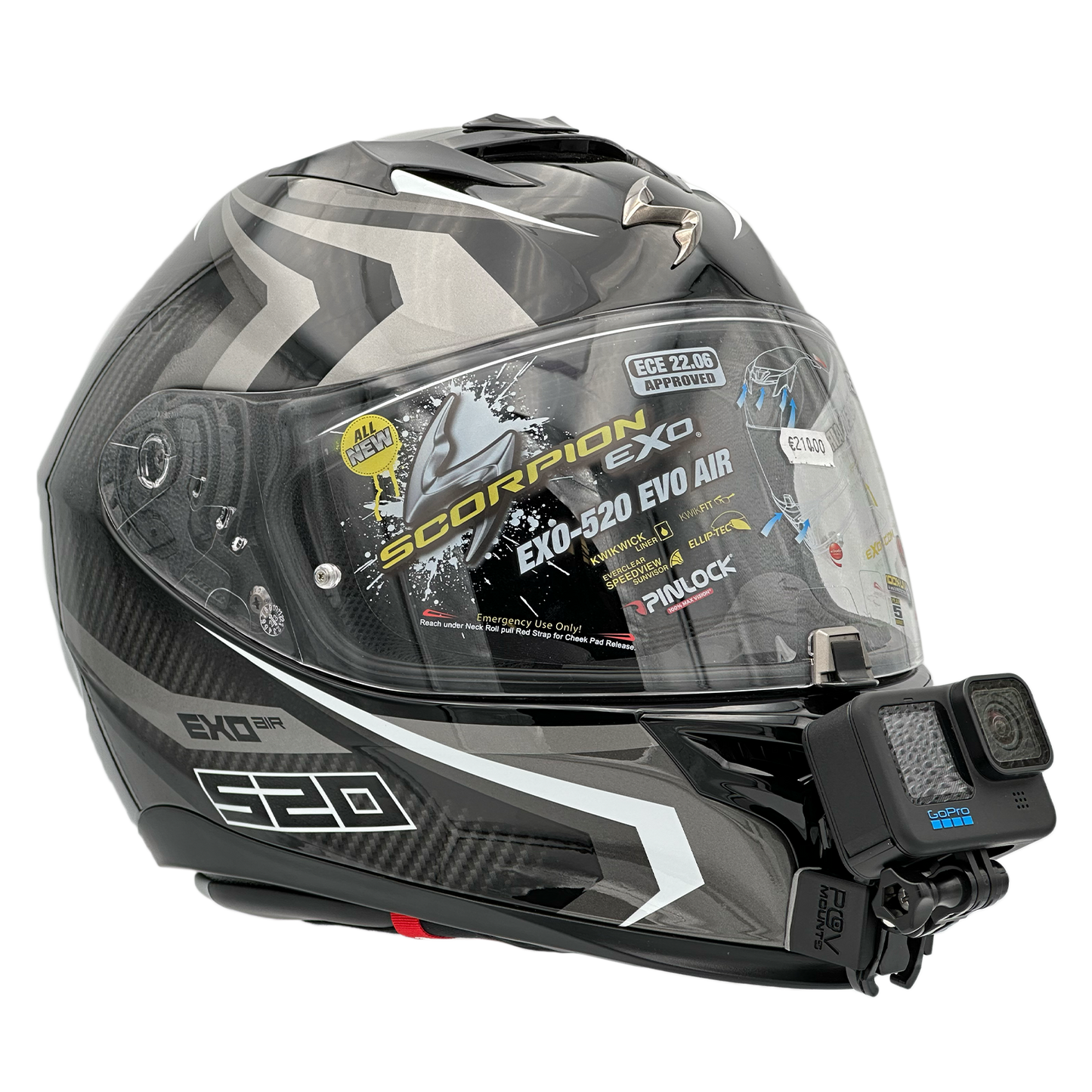 POV Mount for SCORPION EXO-520 EVO AIR / EXO-T520