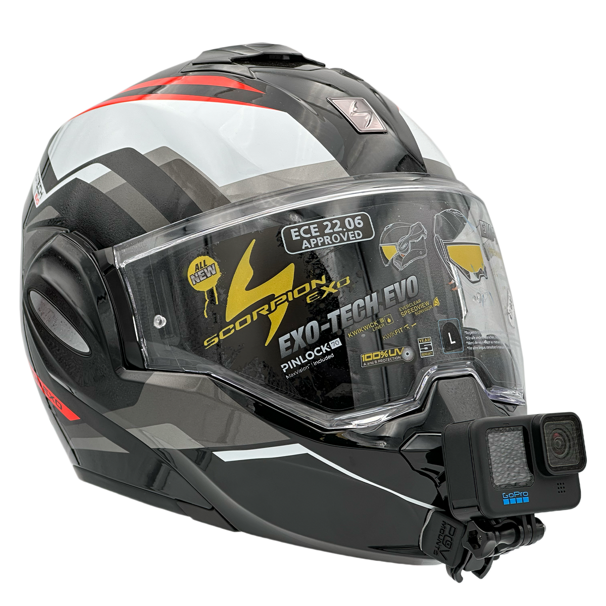 POV Mount para Scorpion EXO-Tech / EXO-Tech Evo / EXO-Tech Evo Pro / EXO-Tech Evo Carbon
