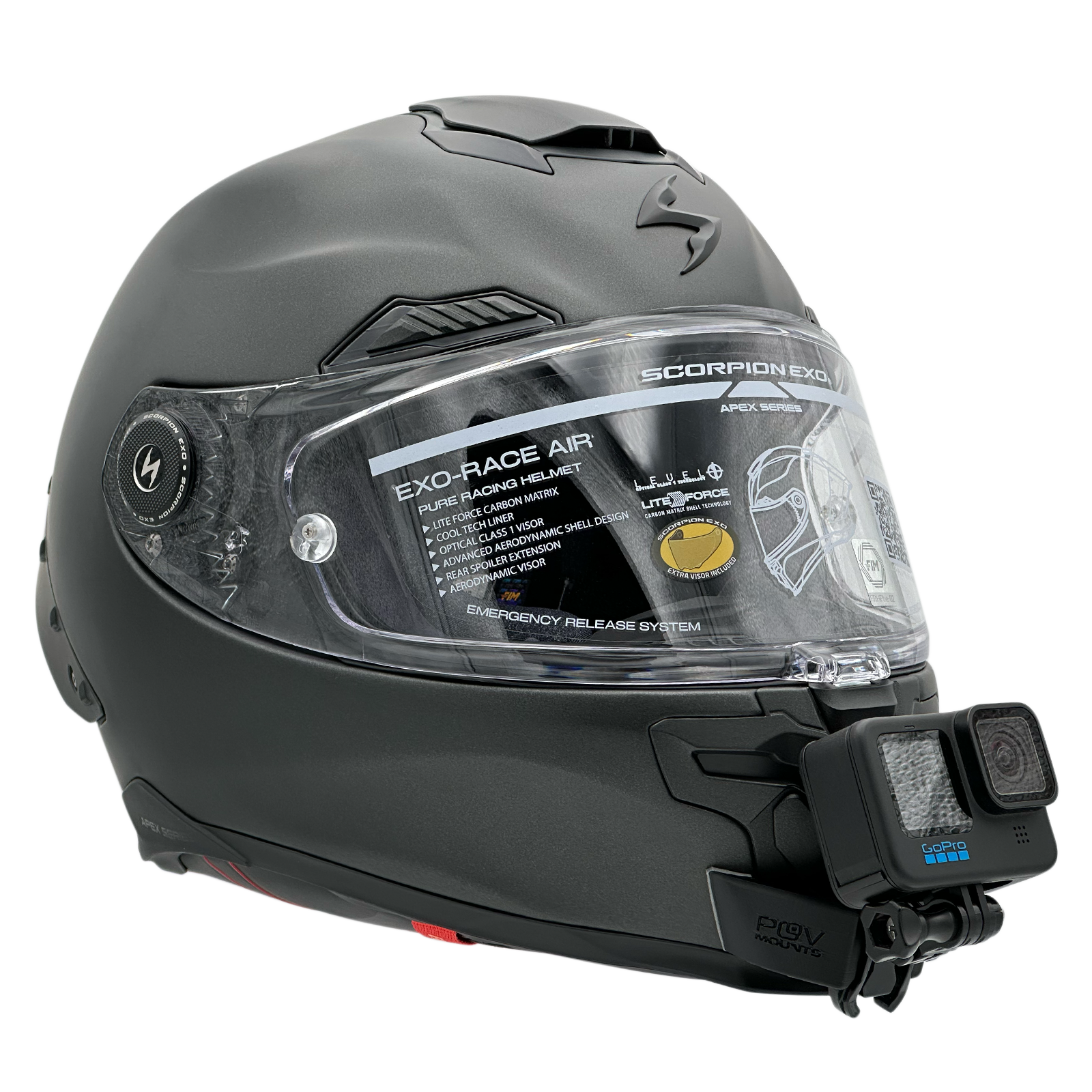 POV Mount for SCORPION EXO-RACE AIR – POV Mounts