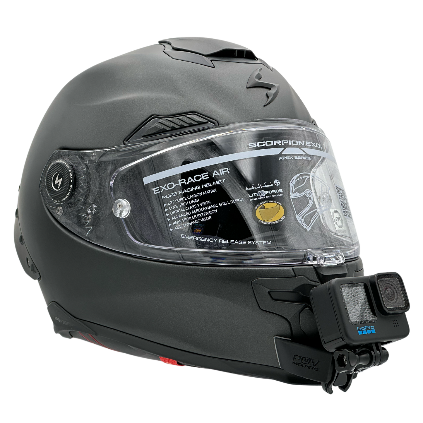 POV Mount for SCORPION EXO-RACE AIR