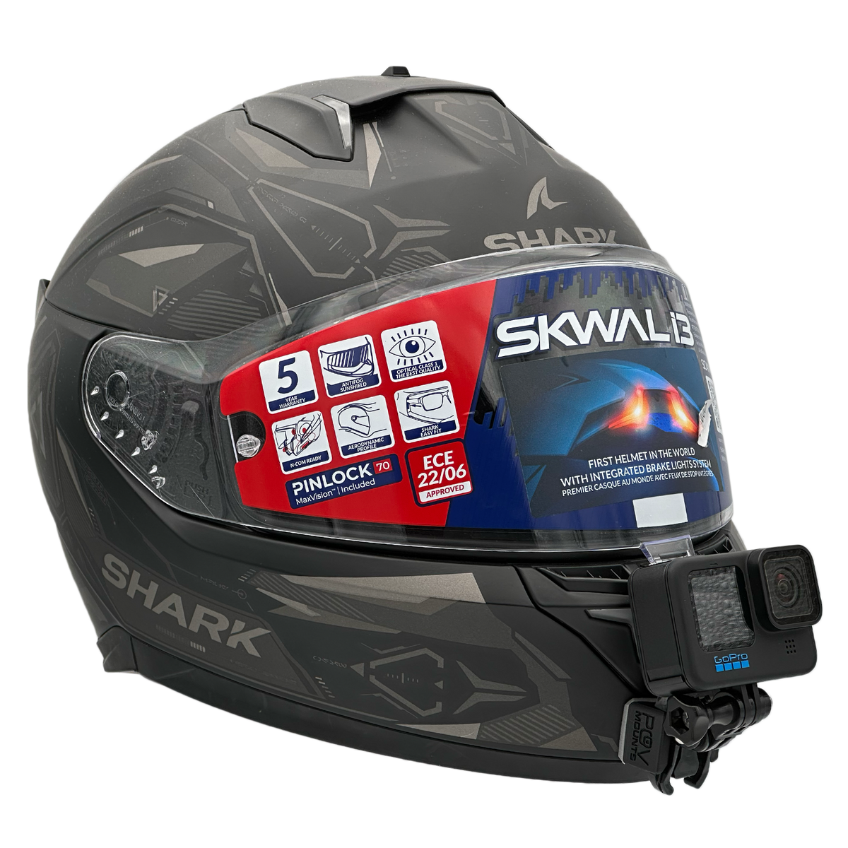 POV Mount für Shark Skwal I3 / D-Skwal 3 / Skwal Cup