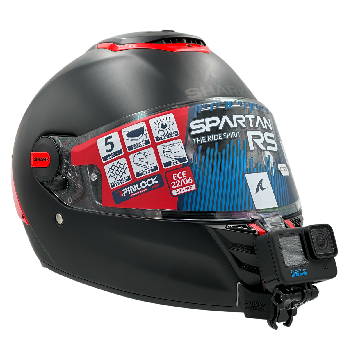 POV Mount pour Shark Spartan RS