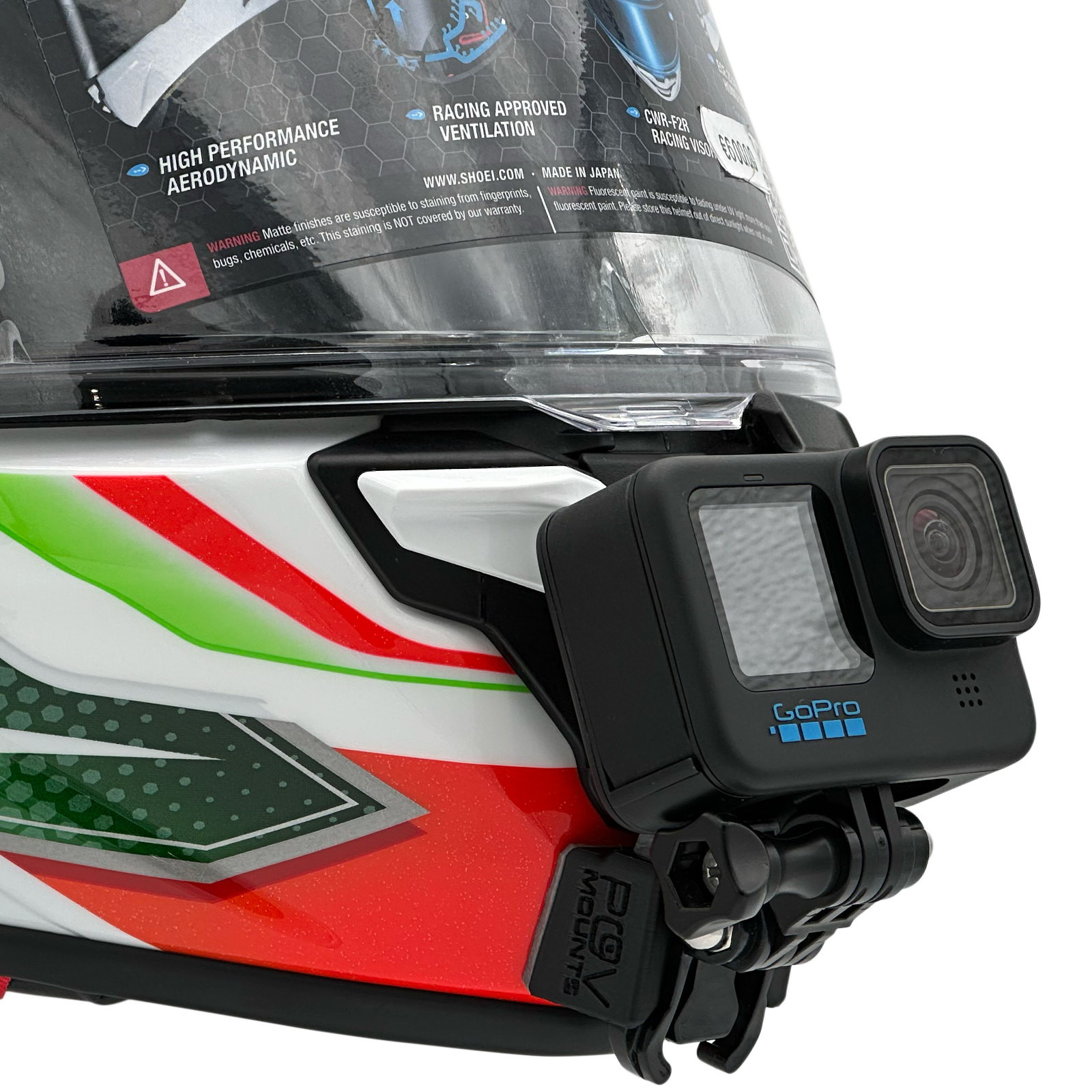 POV Mount per Shoei X-SPR Pro