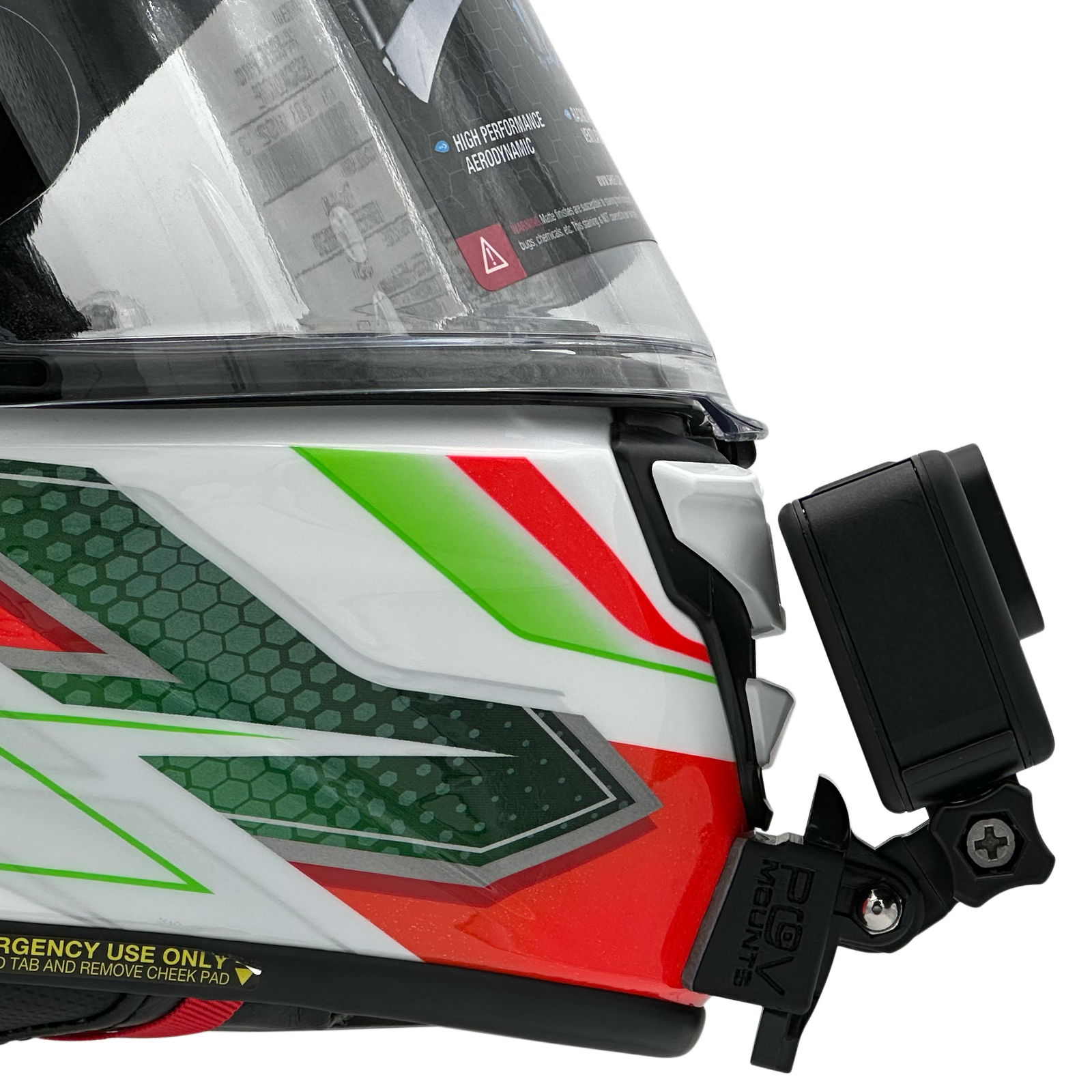 POV Mount per Shoei X-SPR Pro