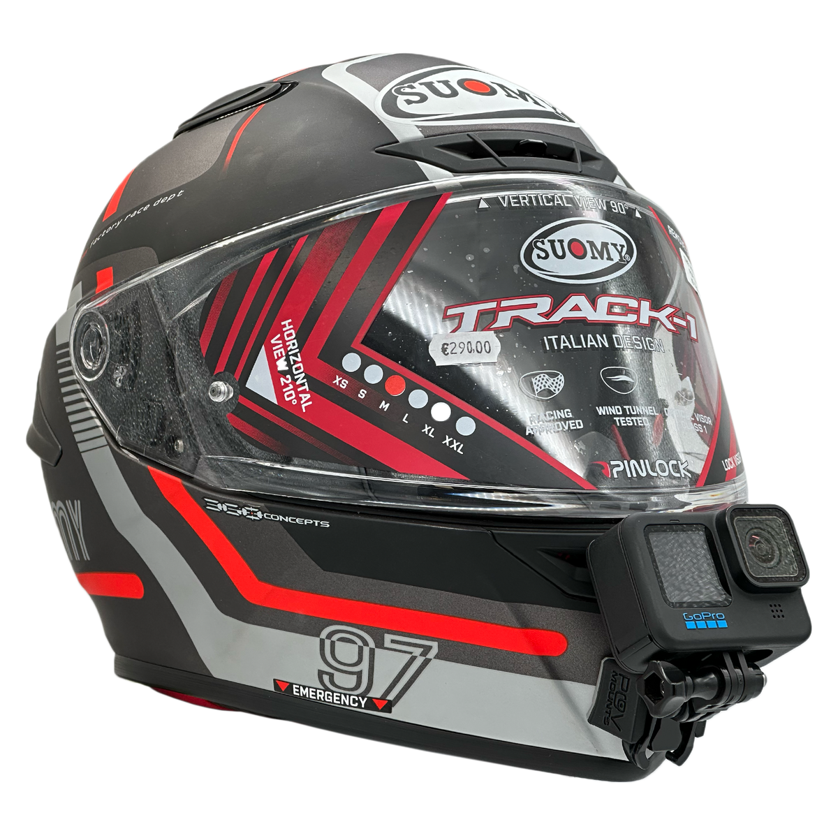 POV Mount para Suomy Track-1 / TX-Pro