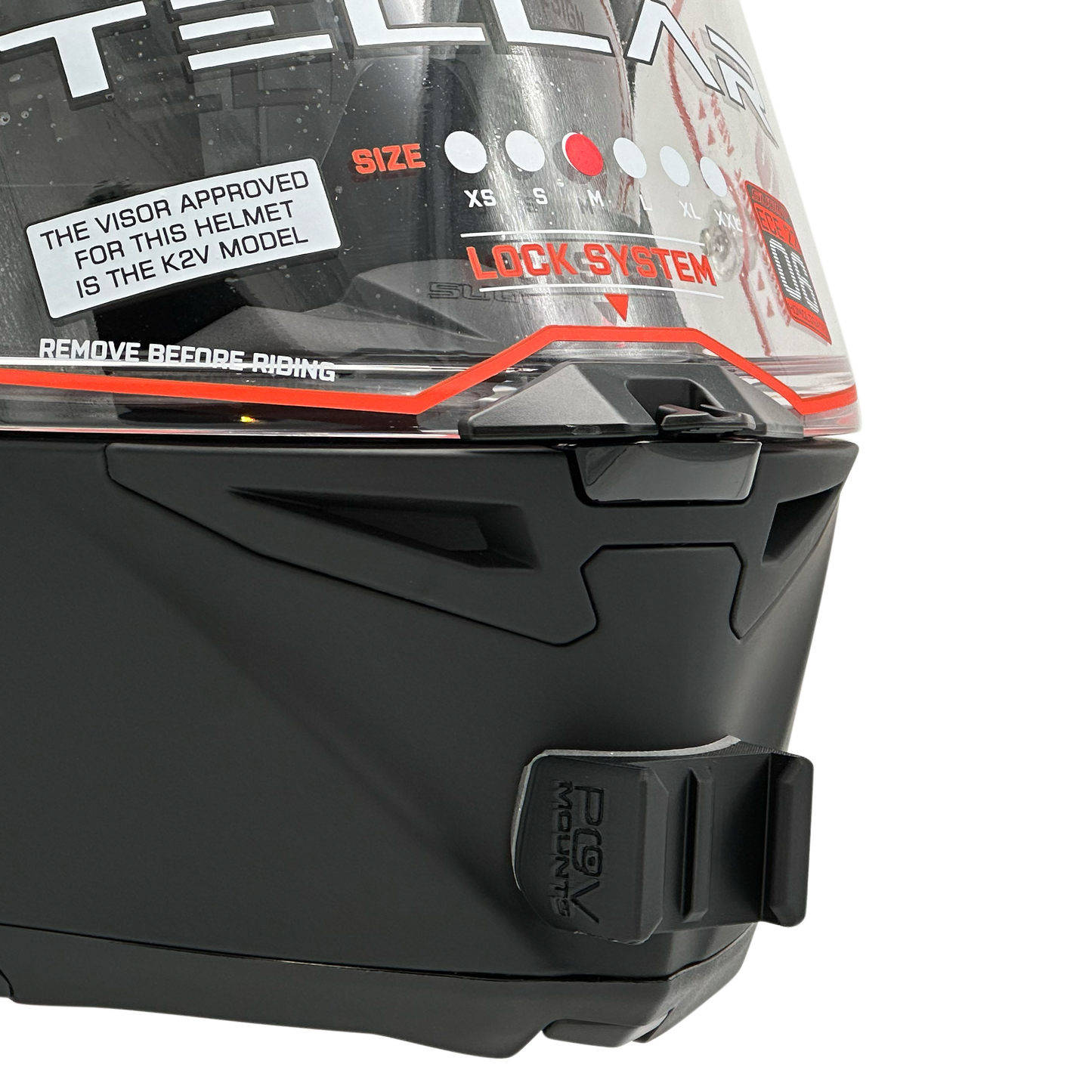 POV Mount for SUOMY SPEEDSTAR 2 / STELLAR 2