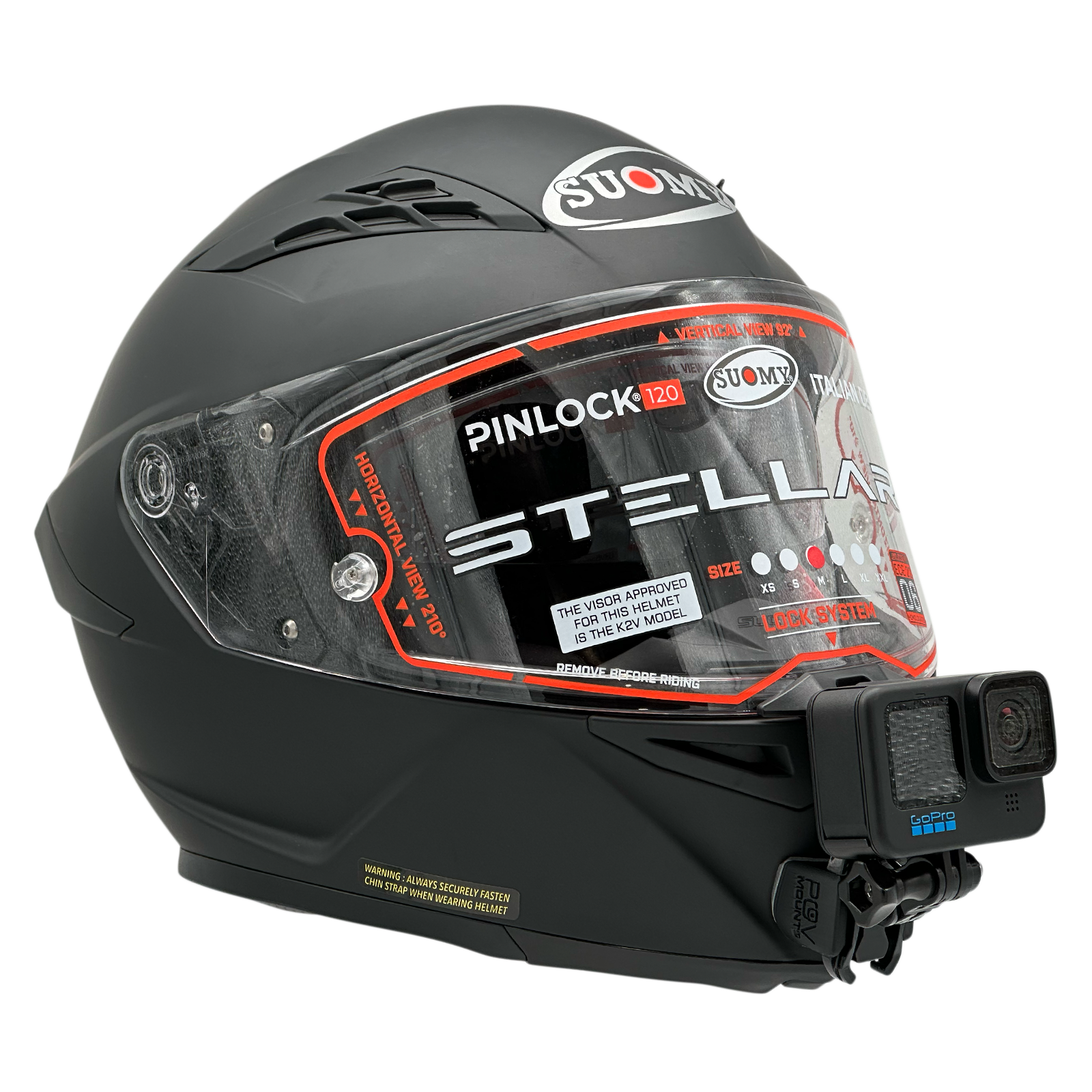 POV Mount pour Suomy Speedstar 2 / Stellar 2