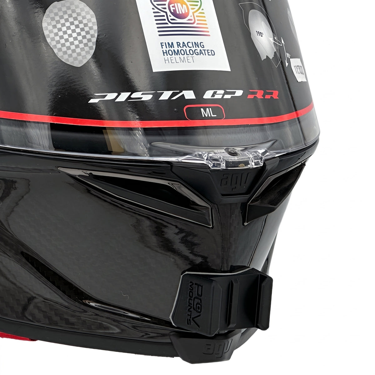 POV Mount für AGV Corsa R / Pista GP R / Pista GP RR