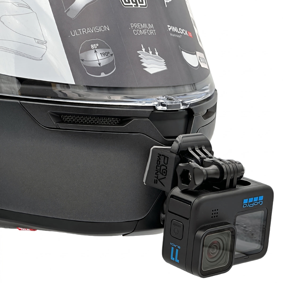 POV Mount für AGV K6 / K6 S