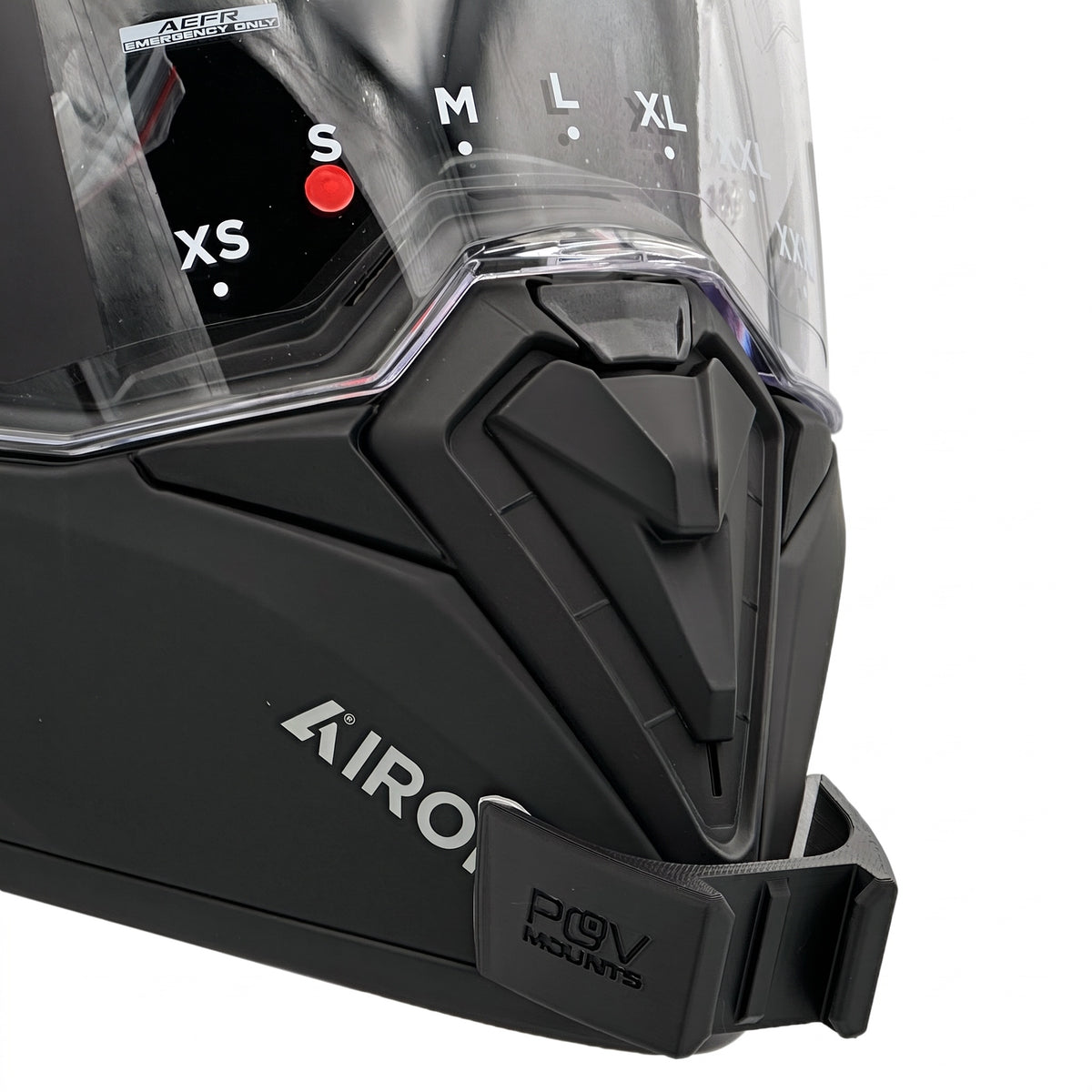 POV Mount für Airoh BADX-X