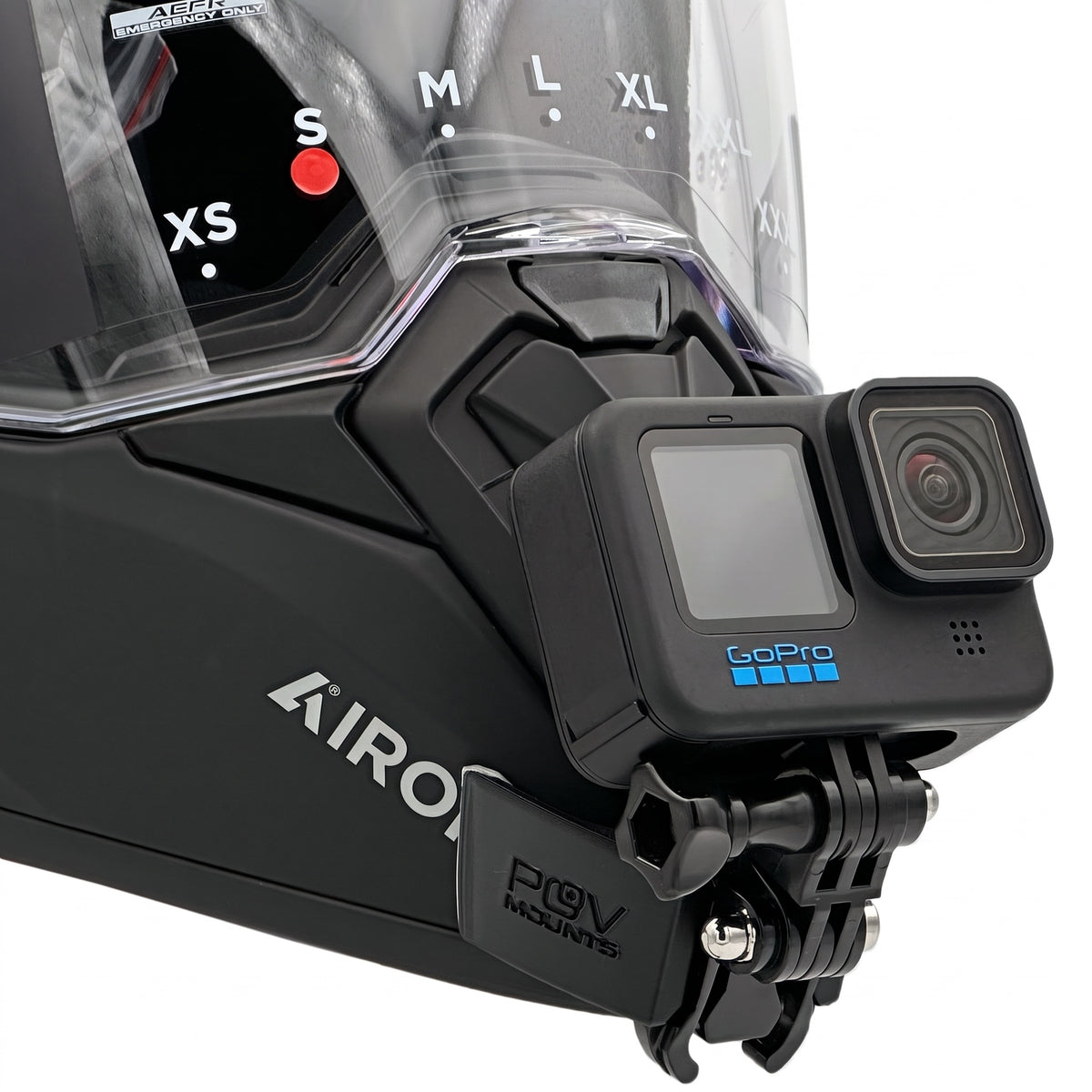 POV Mount para Airoh BADX-X