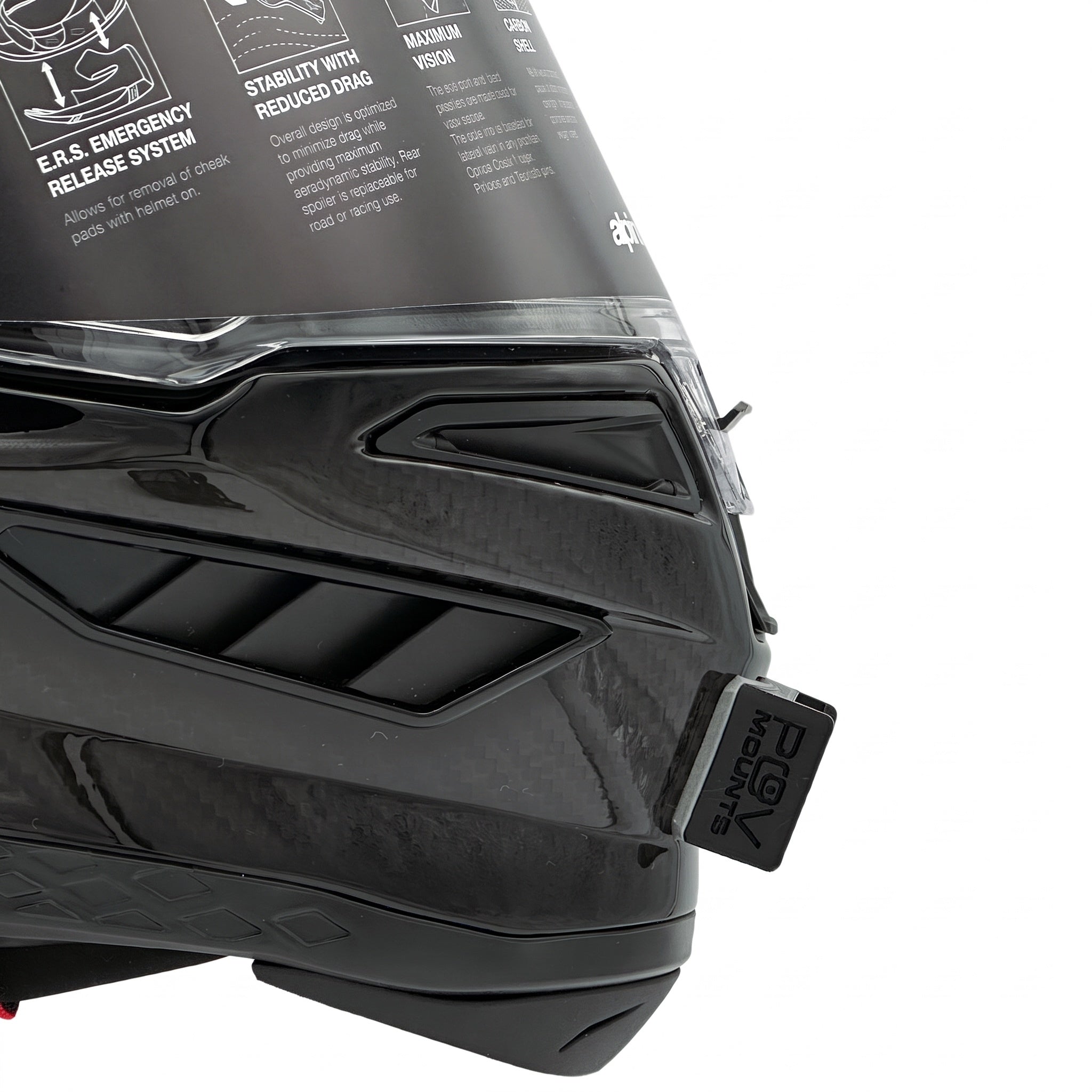 POV Mount para Alpinestars Supertech R10 (SR-10)