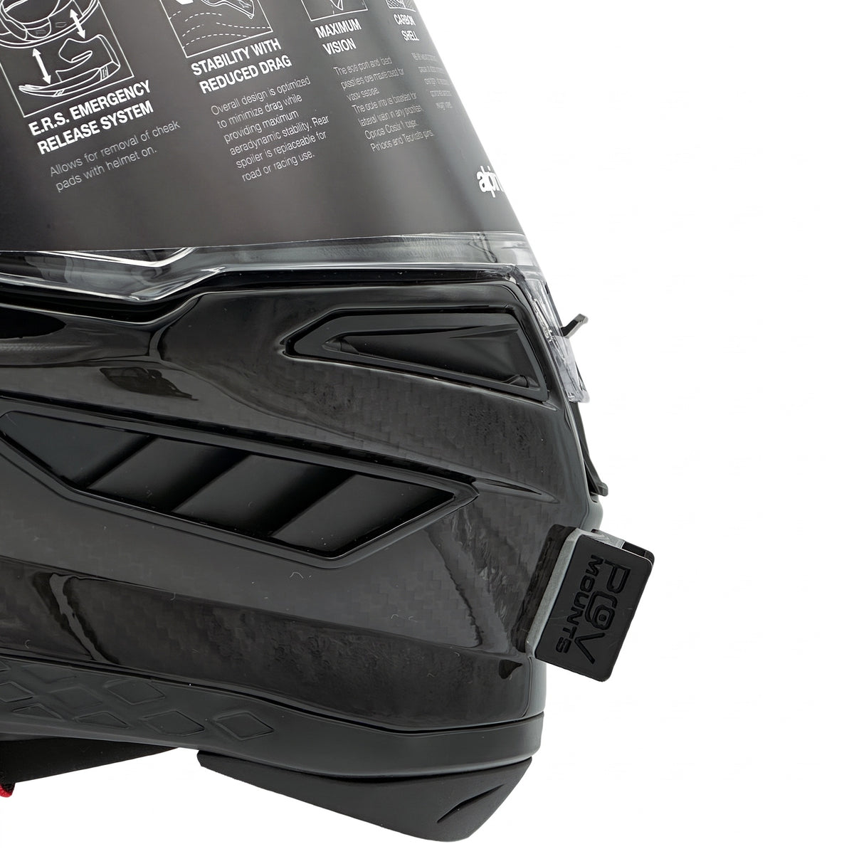 POV Mount para Alpinestars Supertech R10 (SR-10)