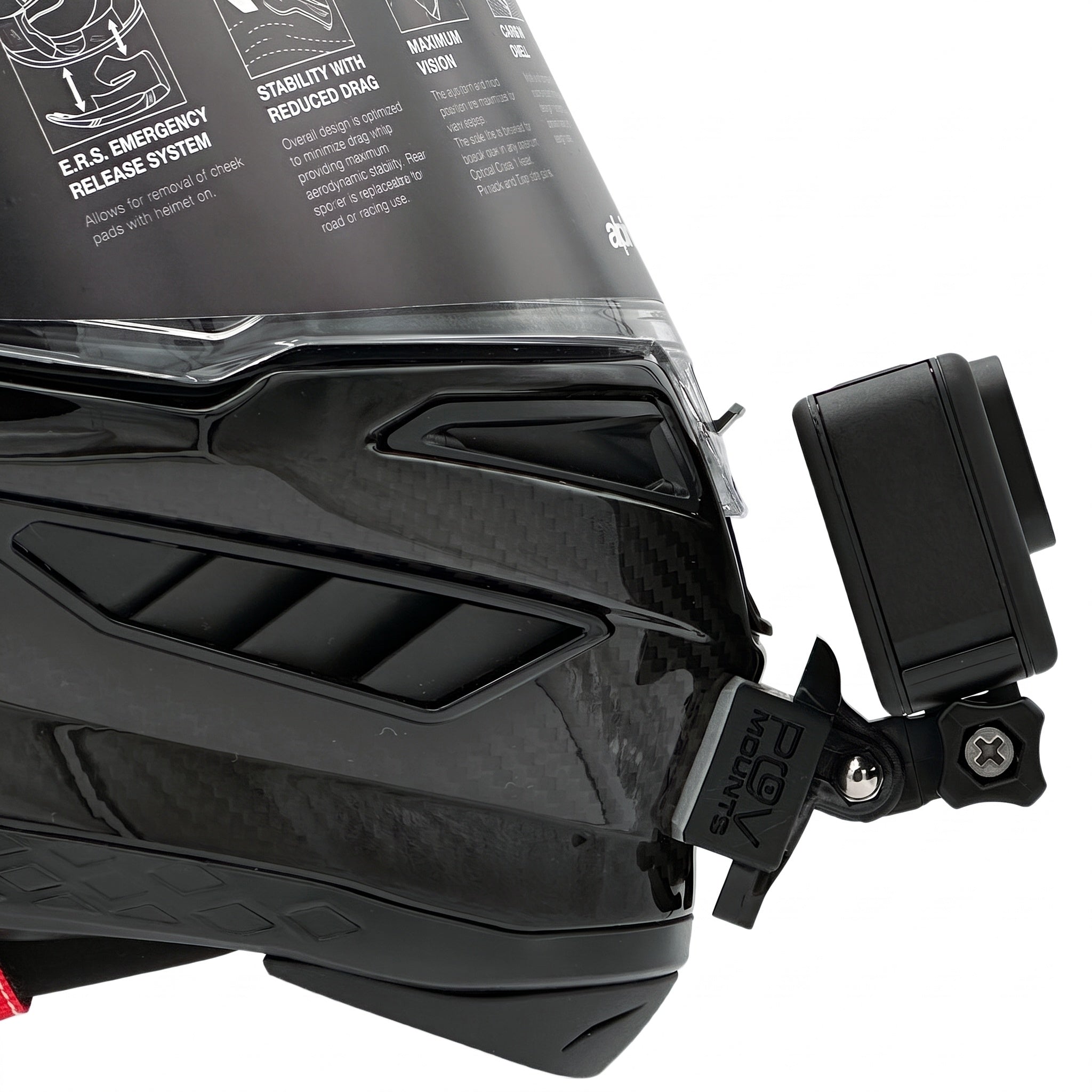 POV Mount para Alpinestars Supertech R10 (SR-10)