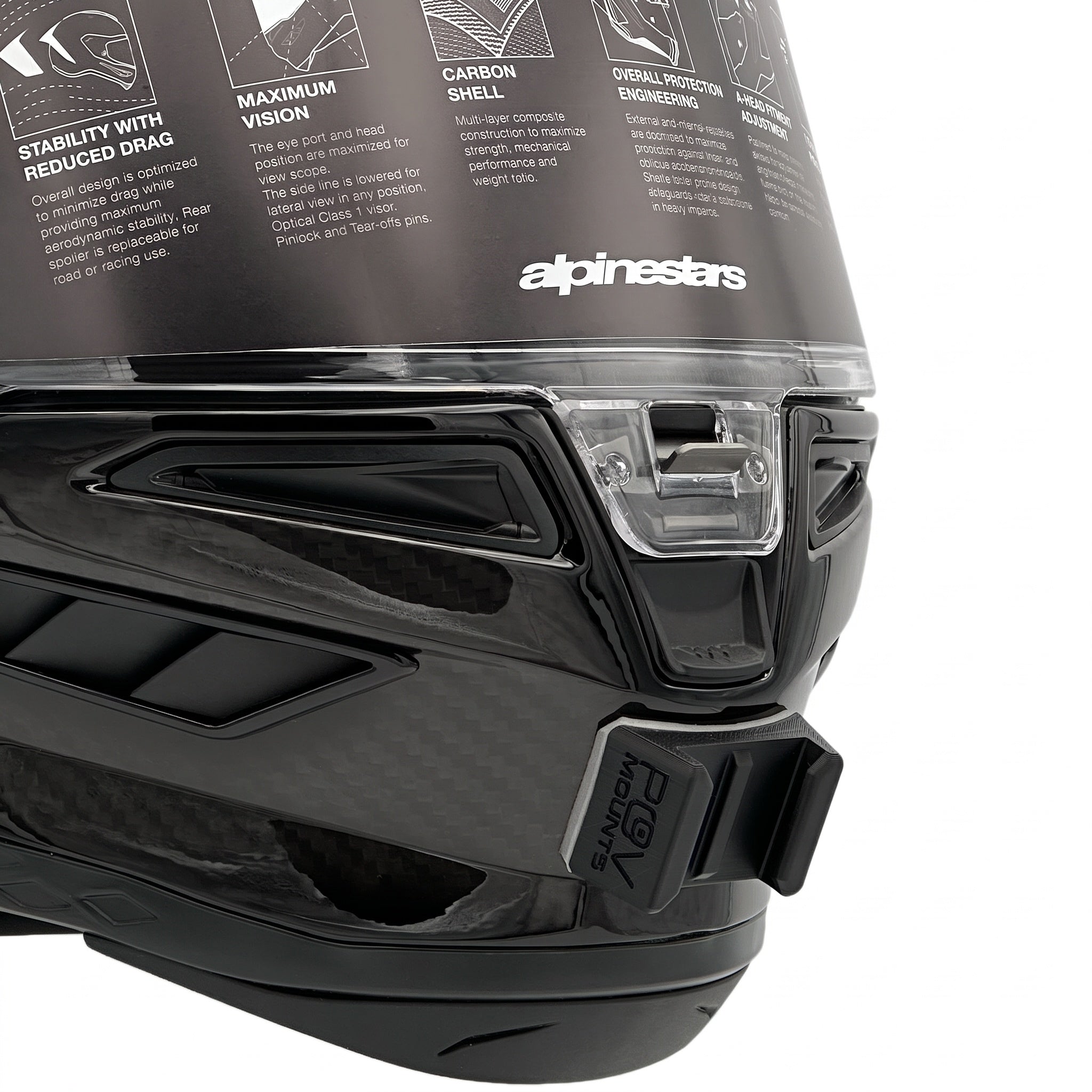 POV Mount para Alpinestars Supertech R7 (SR-7)