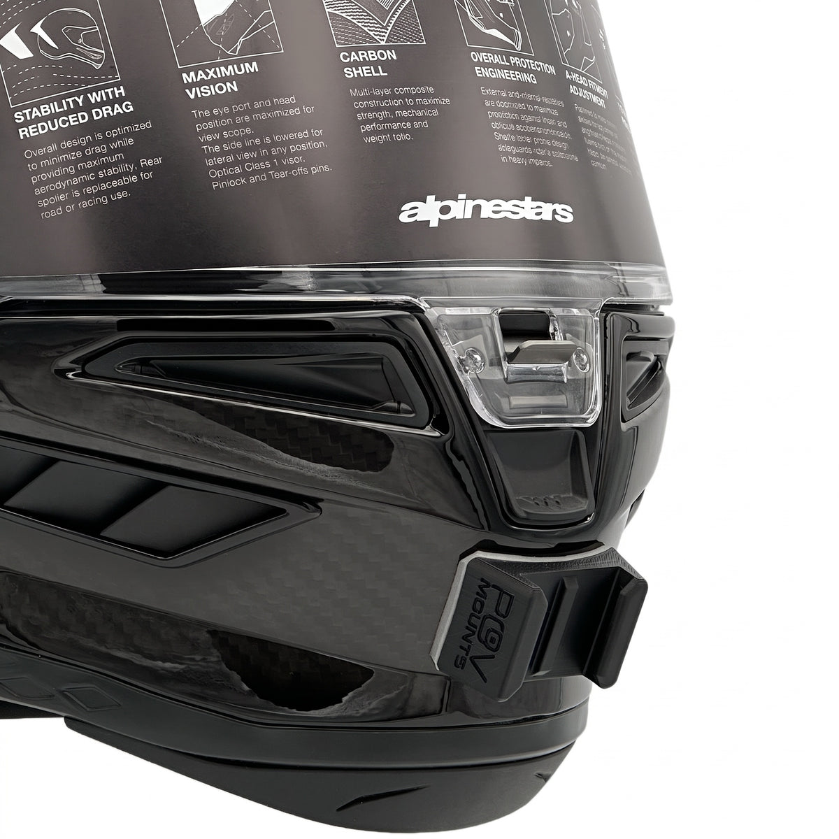 POV Mount para Alpinestars Supertech R7 (SR-7)