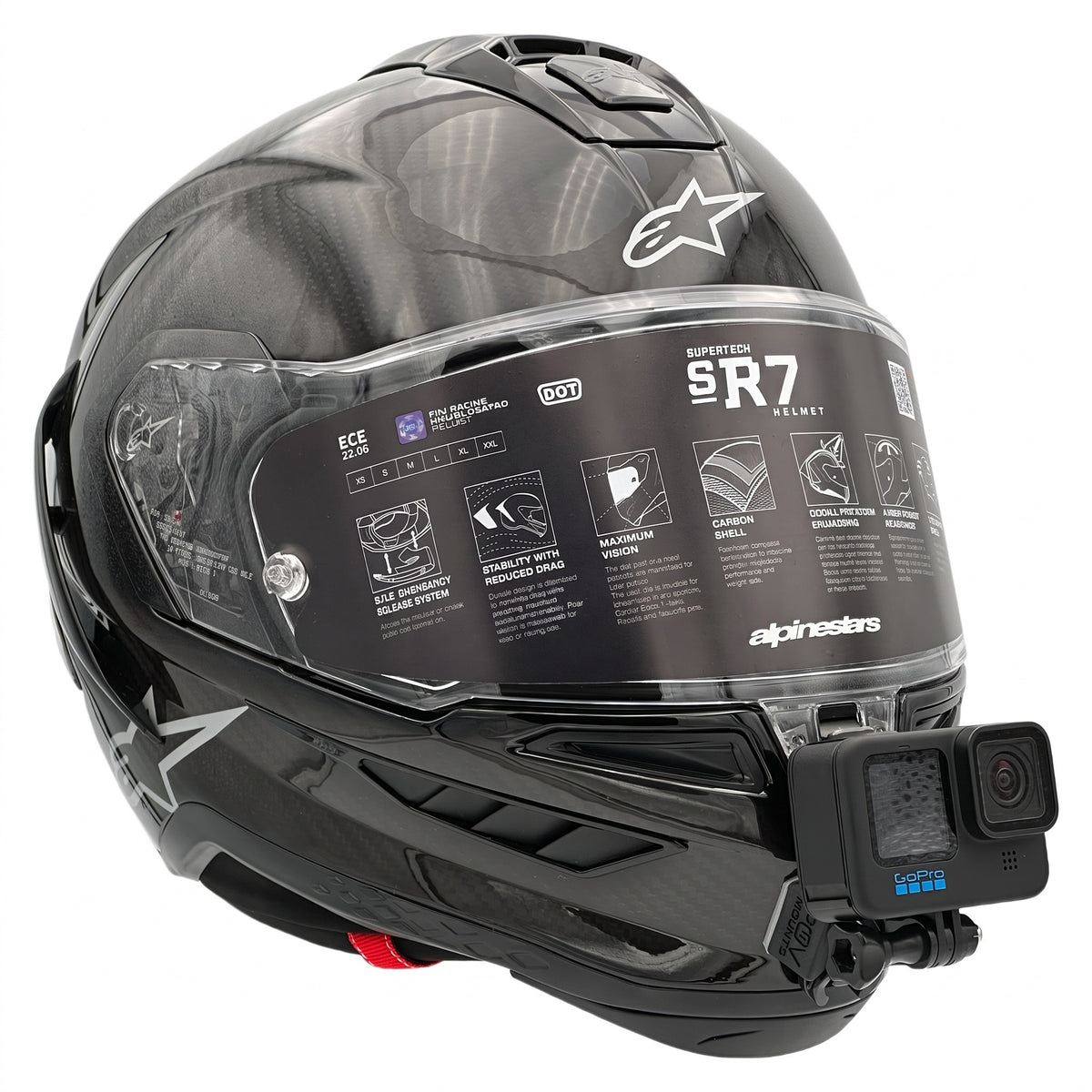POV Mount para Alpinestars Supertech R7 (SR-7)