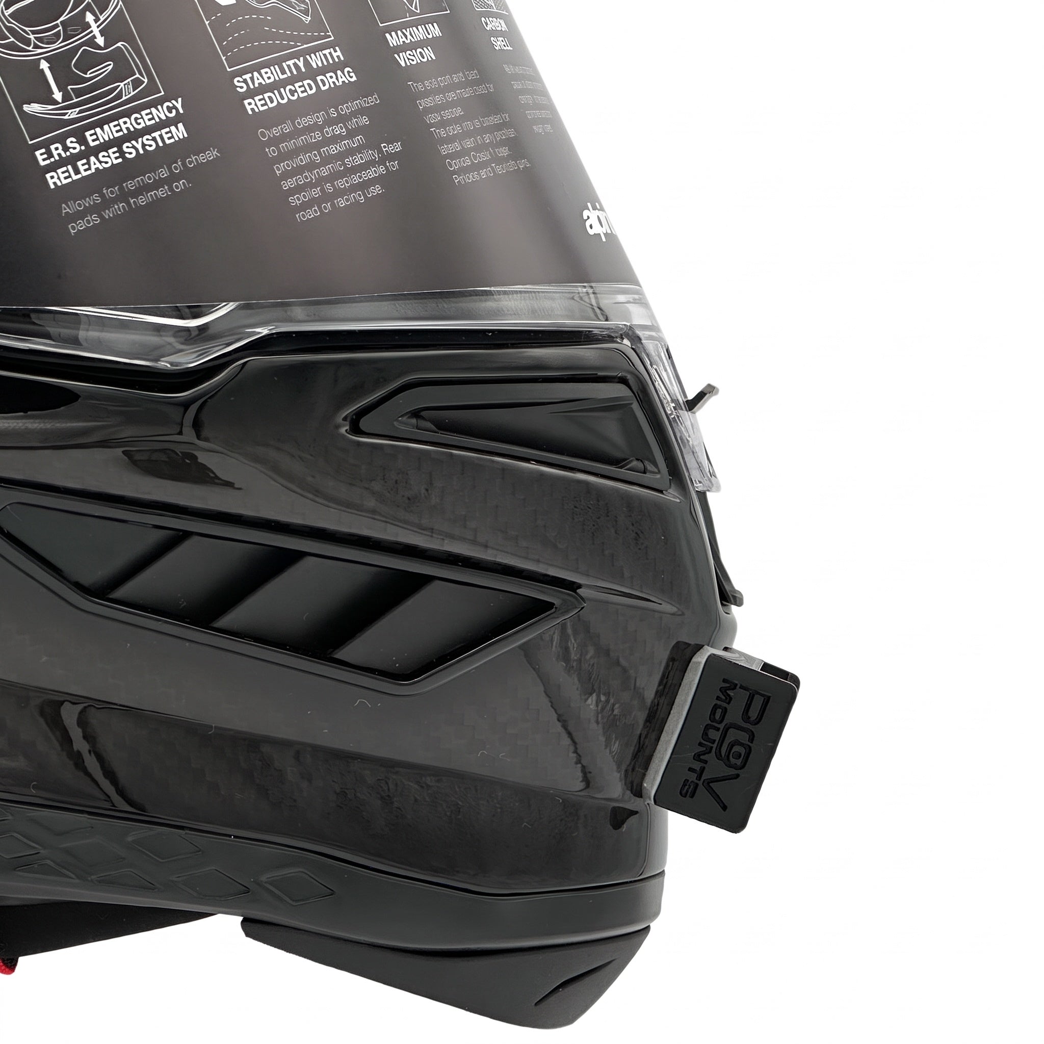 POV Mount para Alpinestars Supertech R7 (SR-7)