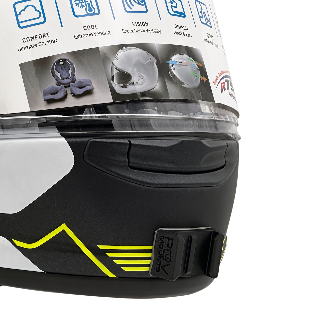 POV Mount para Arai Chaser-X / DTX