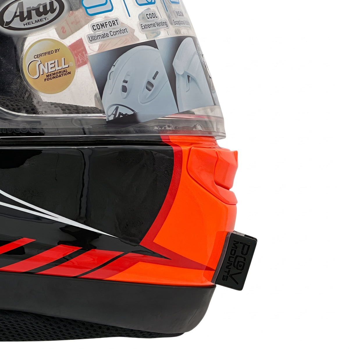 POV Mount para Arai Quantum-X / Signet X / Q / QV Pro