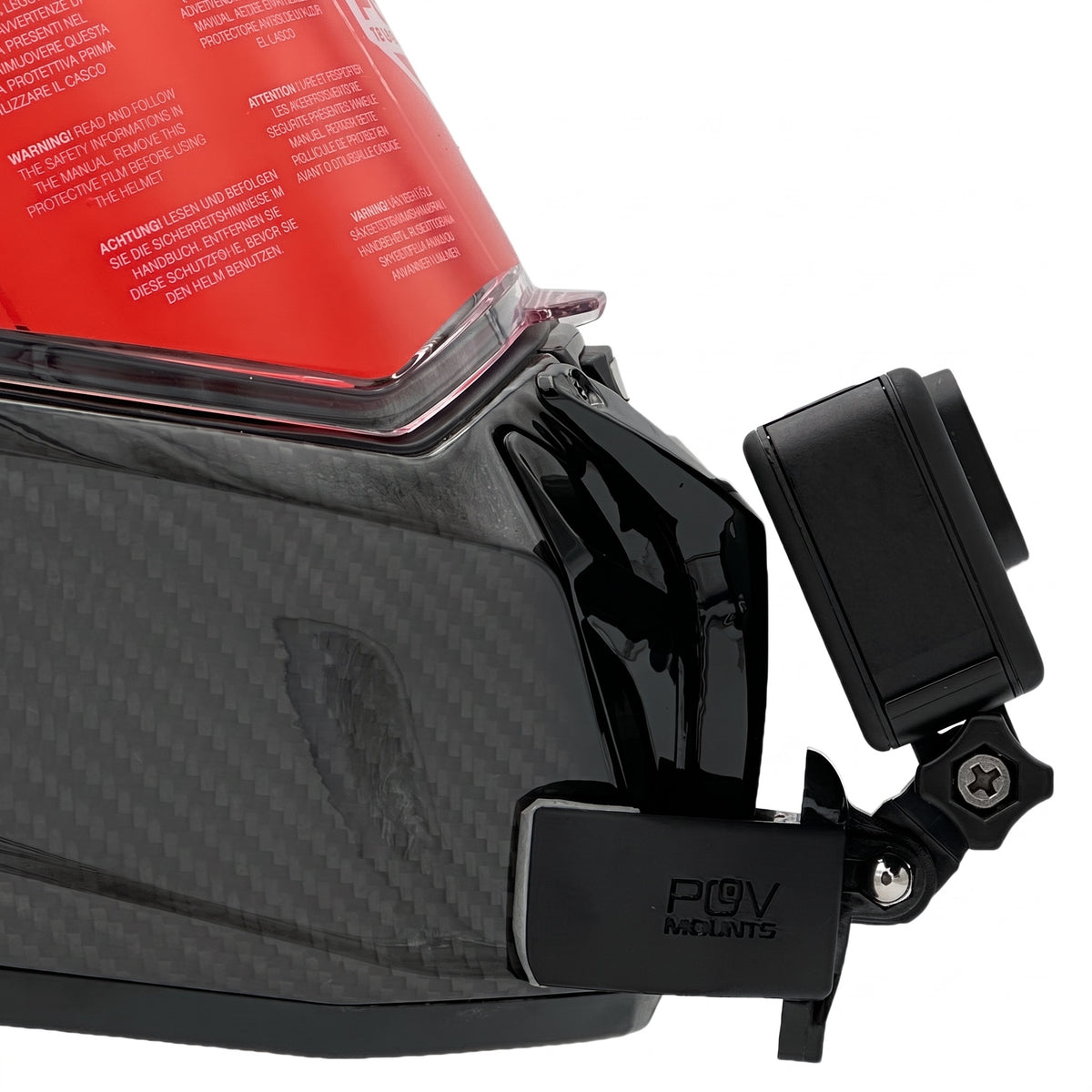 POV Mount für Caberg GP01 Carbon