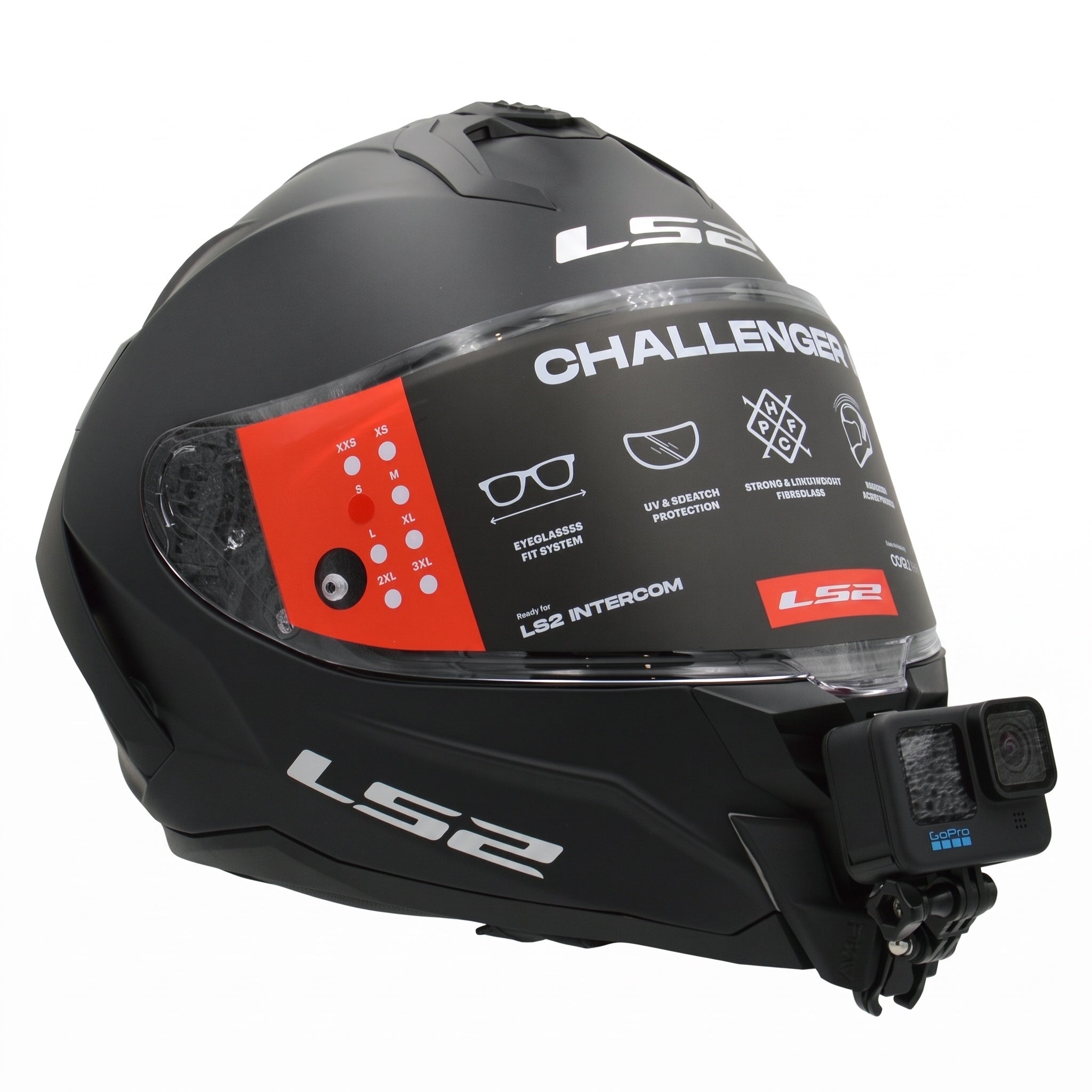 POV Mount pour LS2 FF817 Challenger II