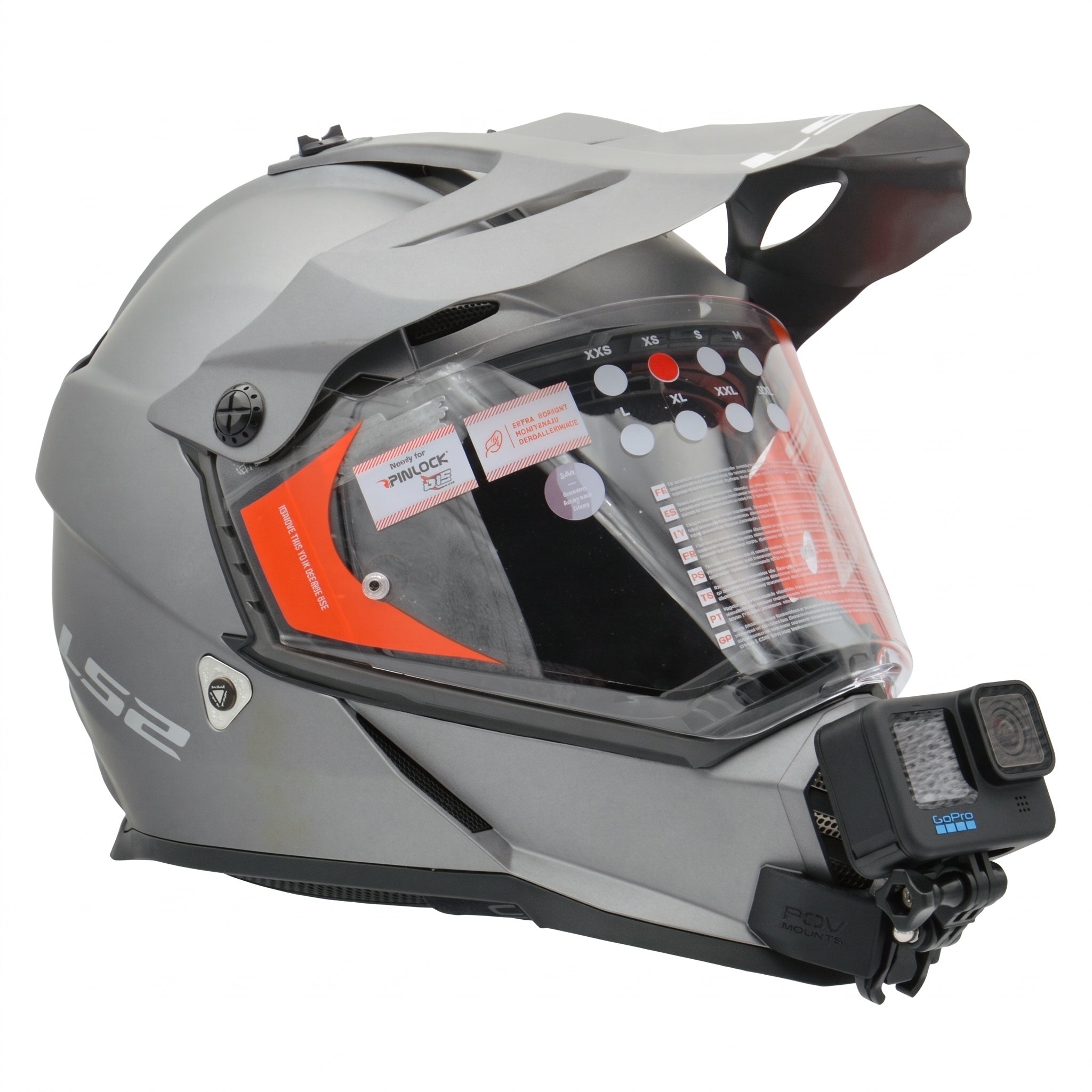 POV Mount für LS2 MX436 Pioneer Evo / Blaze / MX437 Fast Evo / Gate
