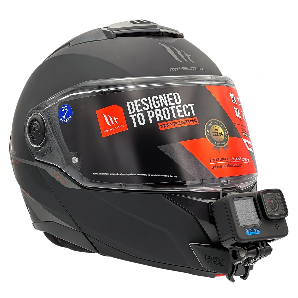POV Mount pour casque MT Helmets Atom 2