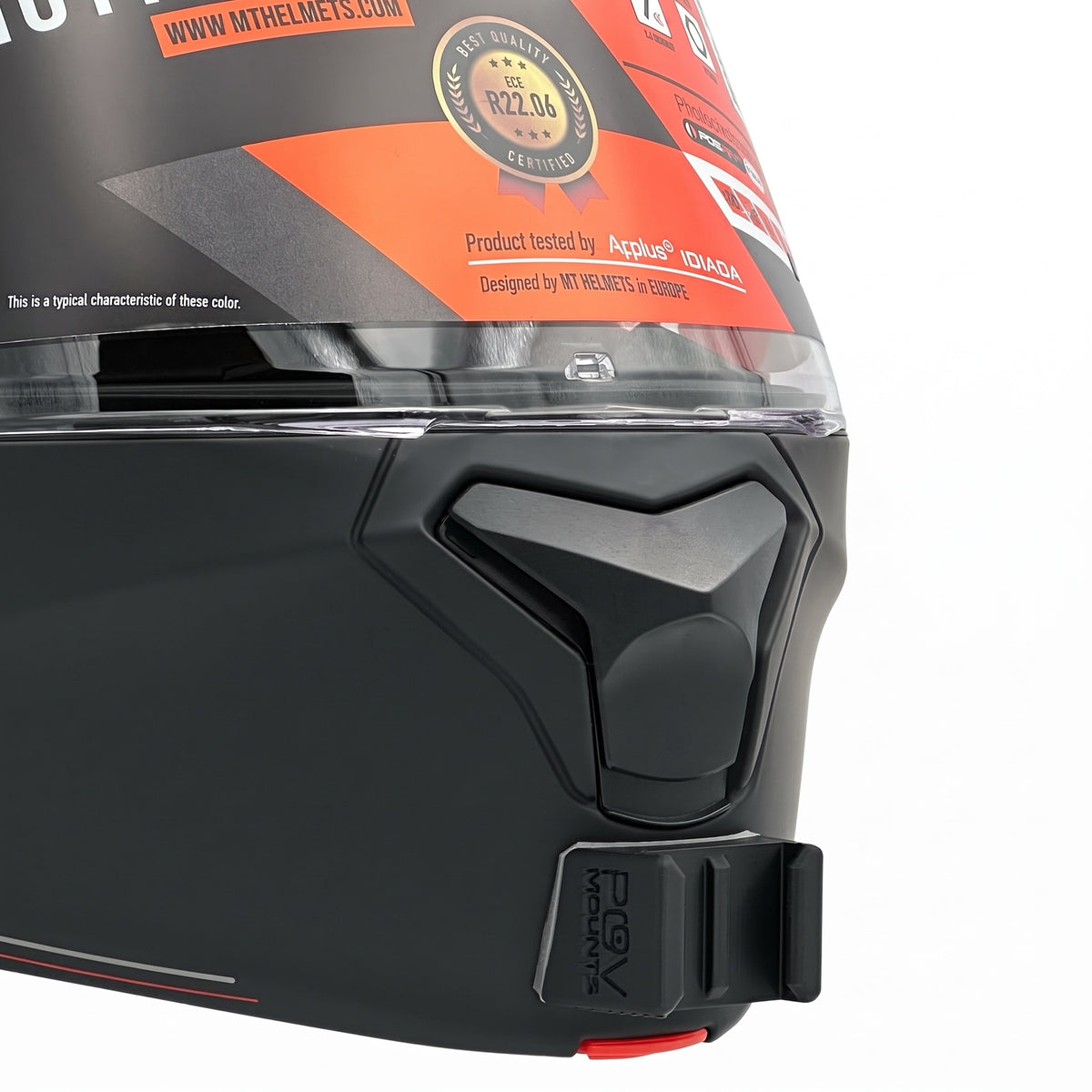 POV Mount für MT Helmets Genesis SV