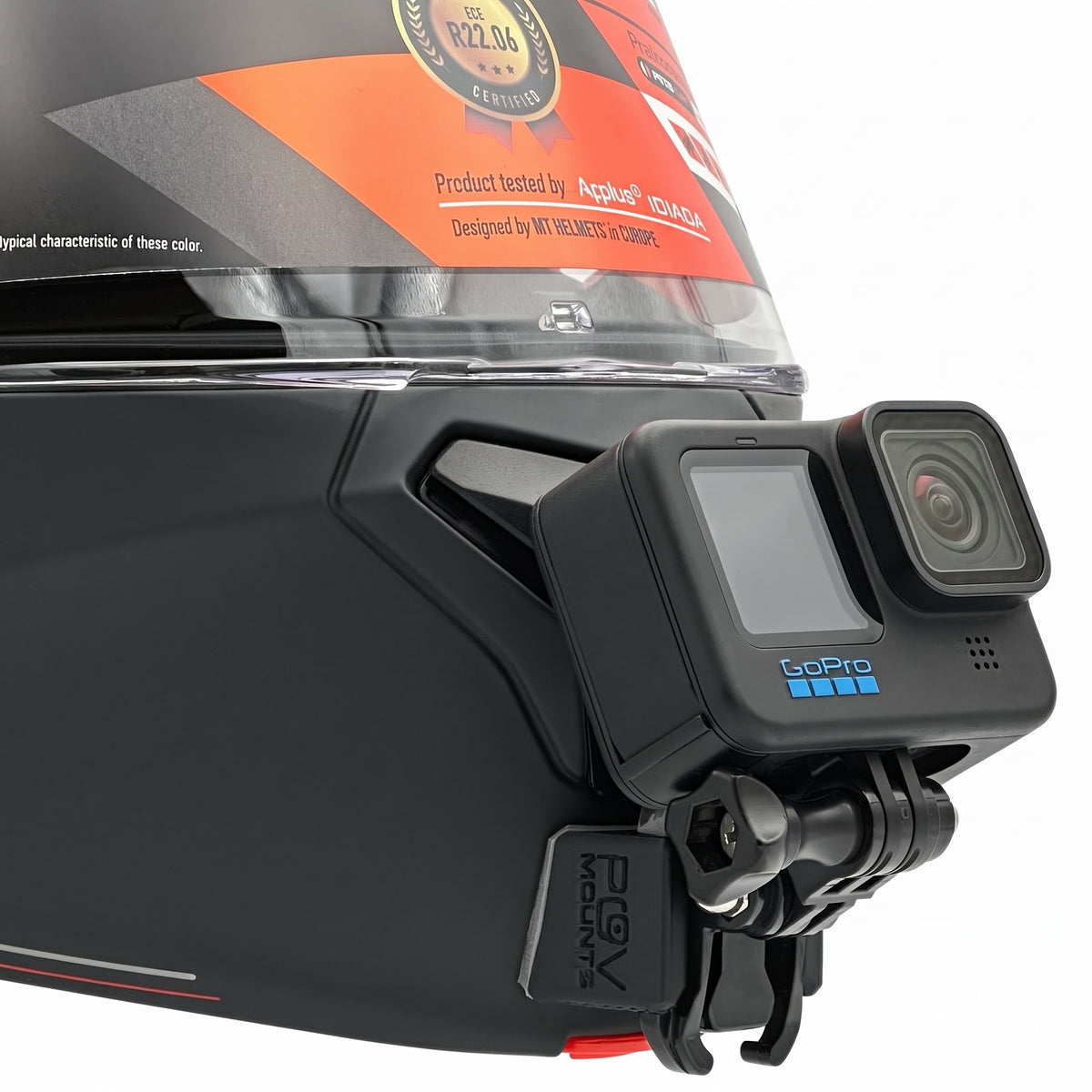 POV Mount für MT Helmets Genesis SV