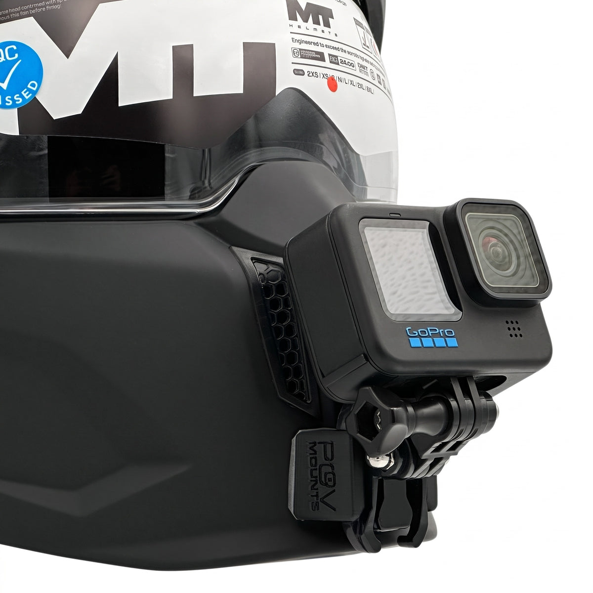 POV Mount für MT Helmets Streetfighter